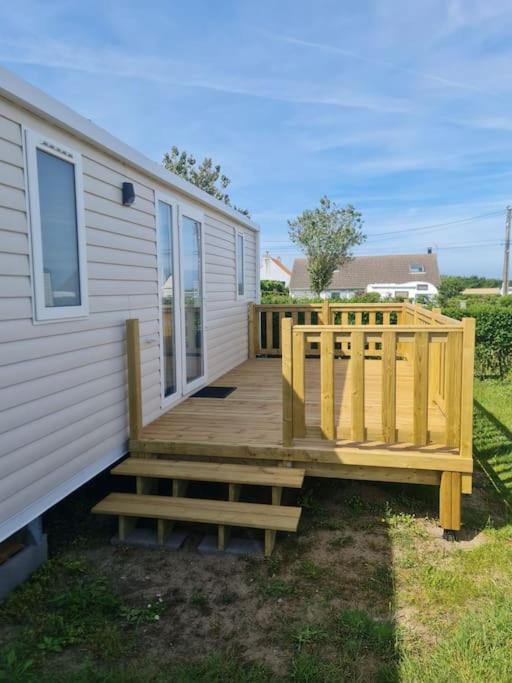 Mobil-Home Magnolia 300M De La Plage Ambleteuse Exterior foto